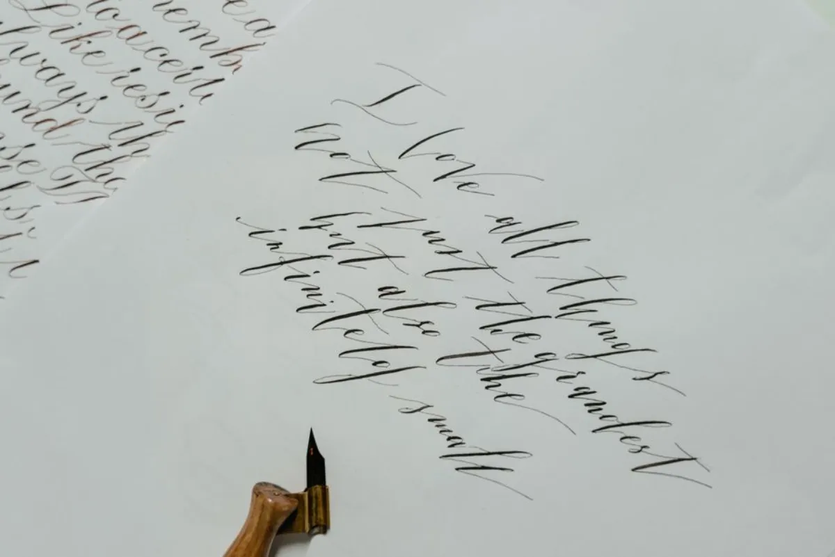 calligraphy practice